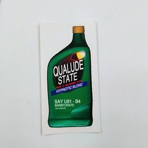 Alexander Bottle Parody Sticker Vintage 90's Streetwear Skateboarding NOS Decal